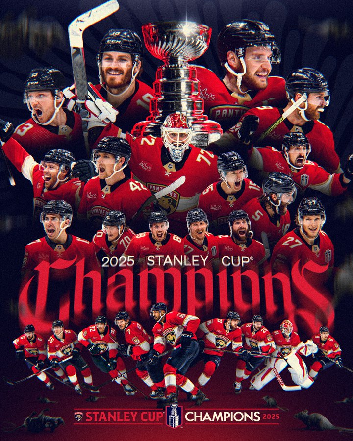 Florida Panthers hace historia en la NHL con bicampeonato en la Stanley Cup