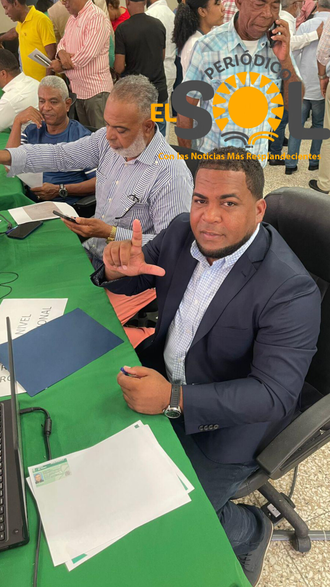 Rubén Darío Hernández resalta éxito del proceso de inscripción de candidaturas del partido Fuerza del Pueblo