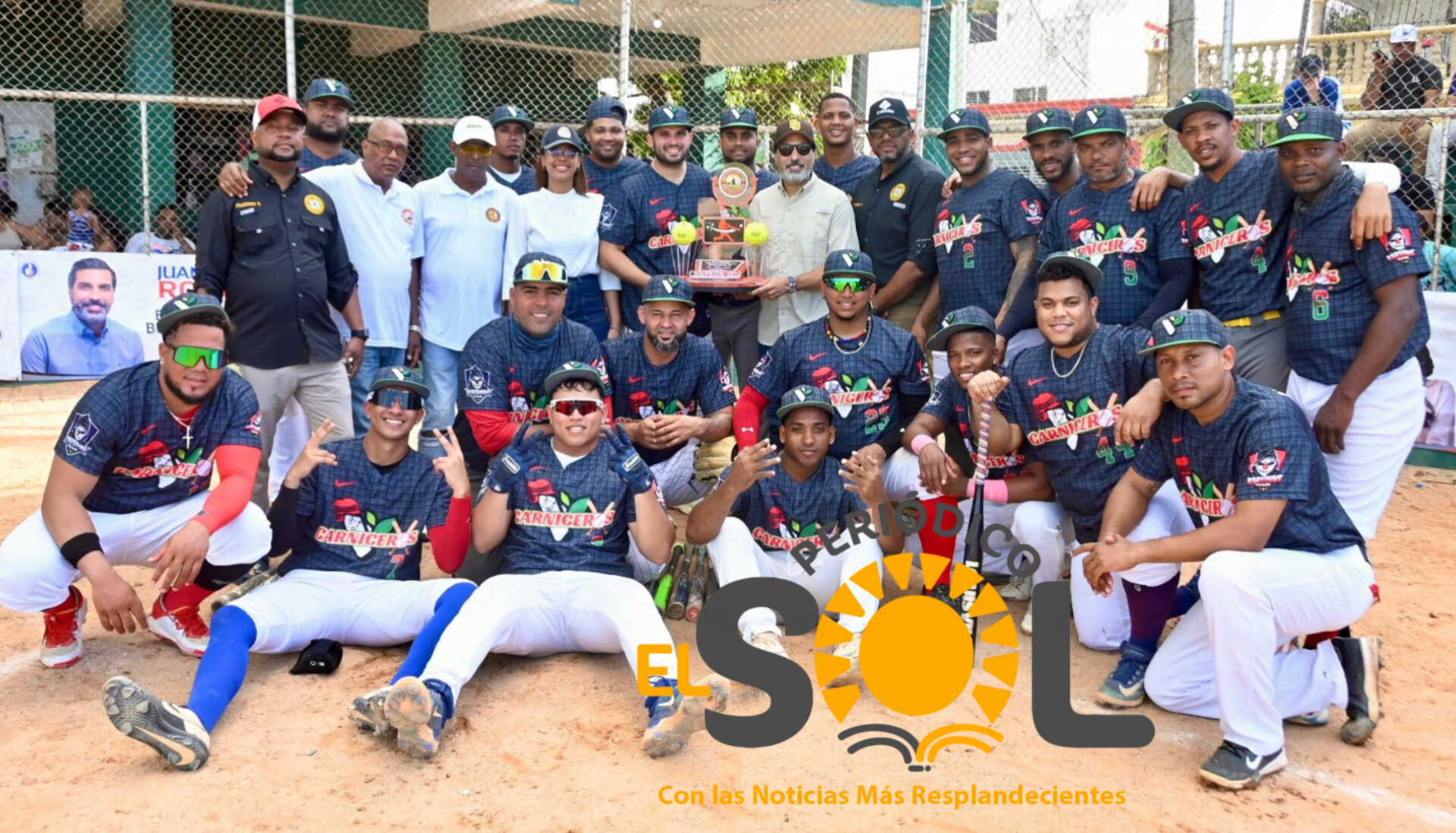 Los Carniceros campeones del softbol júnior-B en Asoprosado