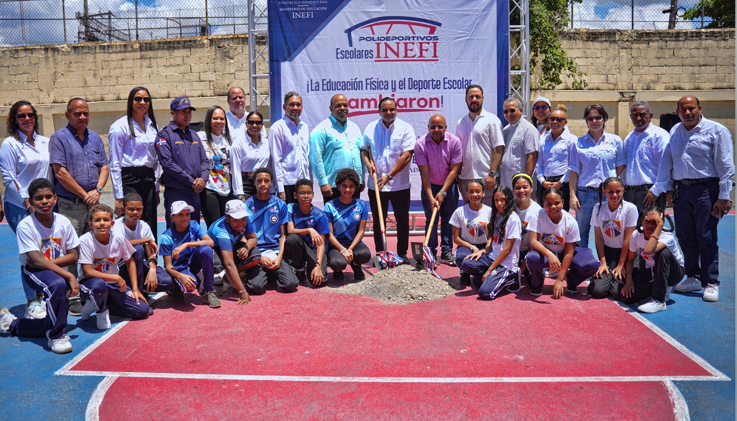 INEFI inicia construcción de otro moderno polideportivo y reafirma su apuesta por el deporte escolar