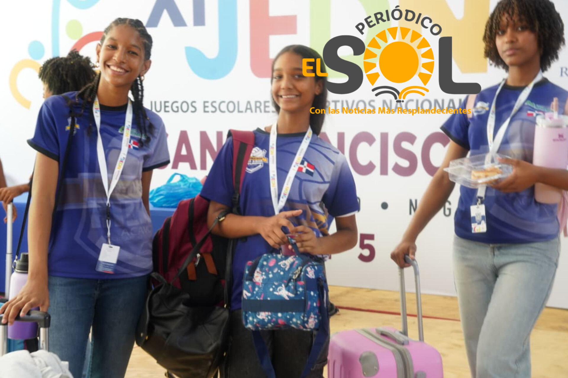 Salcedo recibe con alegría y entusiasmo a las delegaciones para la apertura de los XI Juegos Escolares Deportivos Nacionales San Francisco 2025