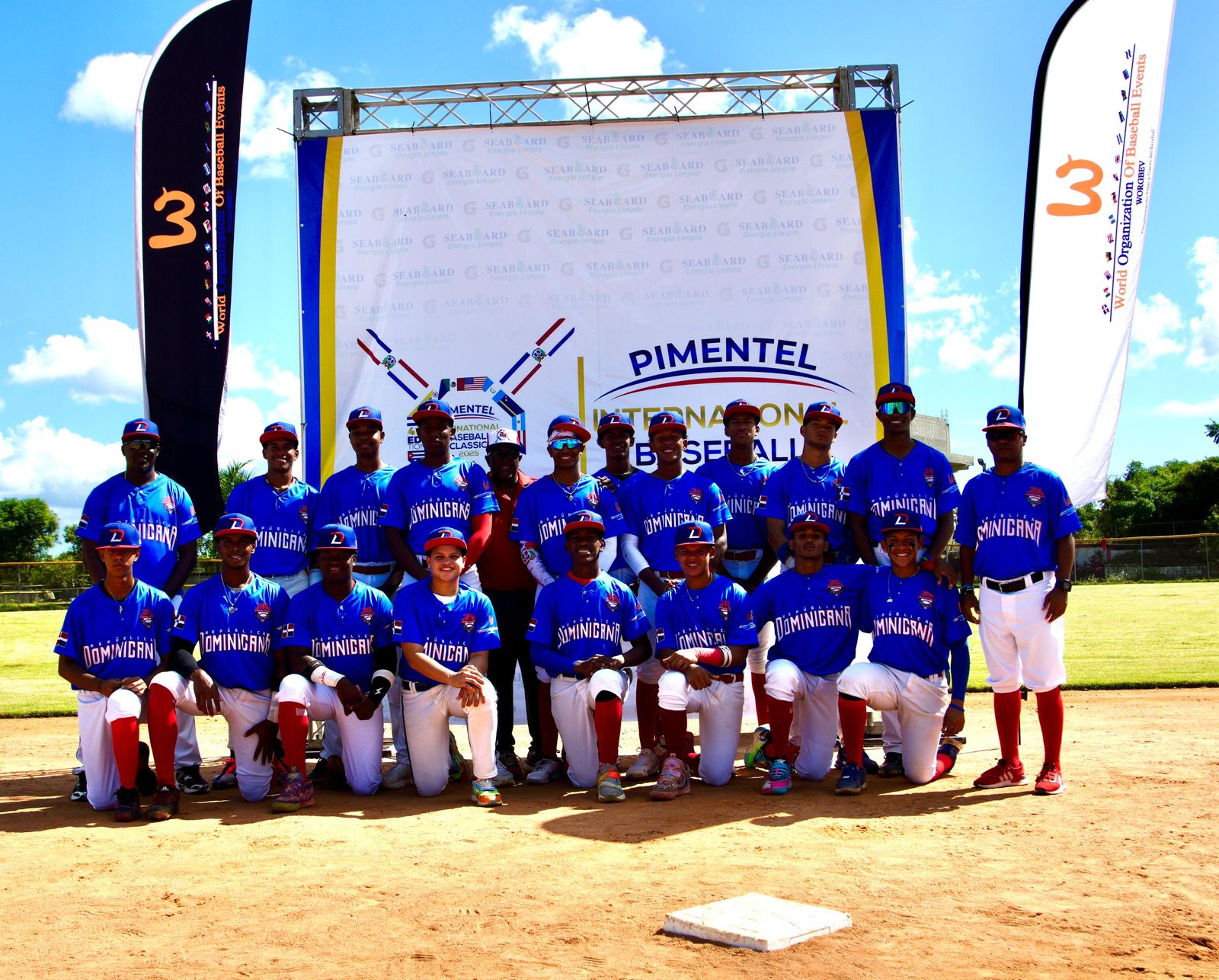 RD, Venezuela y Puerto Rico dominan el Pimentel International Baseball U-16 copa Seaborad