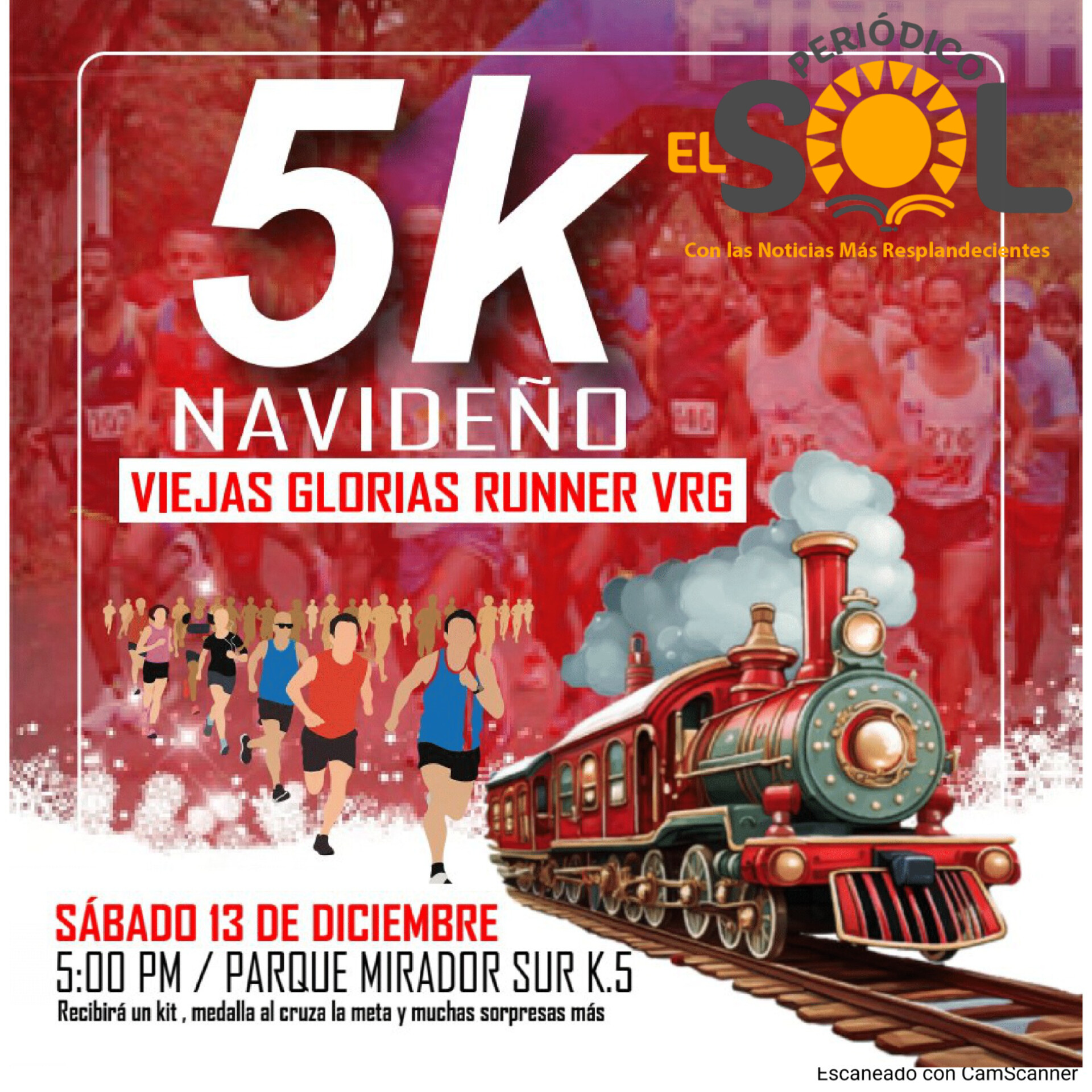 Las Viejas Glorias Runners invitan a los medios a cubrir el tradicional 5K Navideño