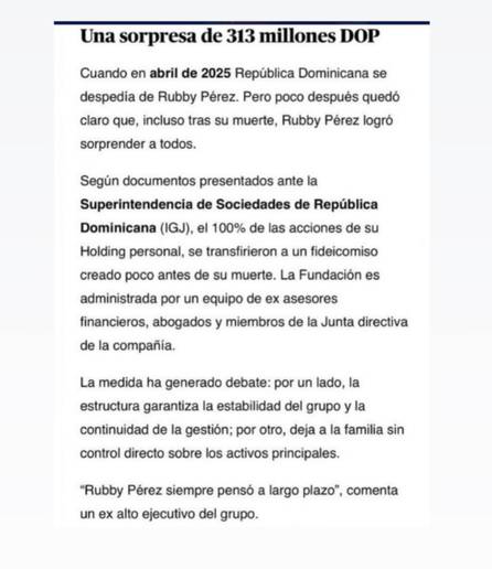 Testamento de Rubby Pérez revela una cifra que nadie se imaginaba