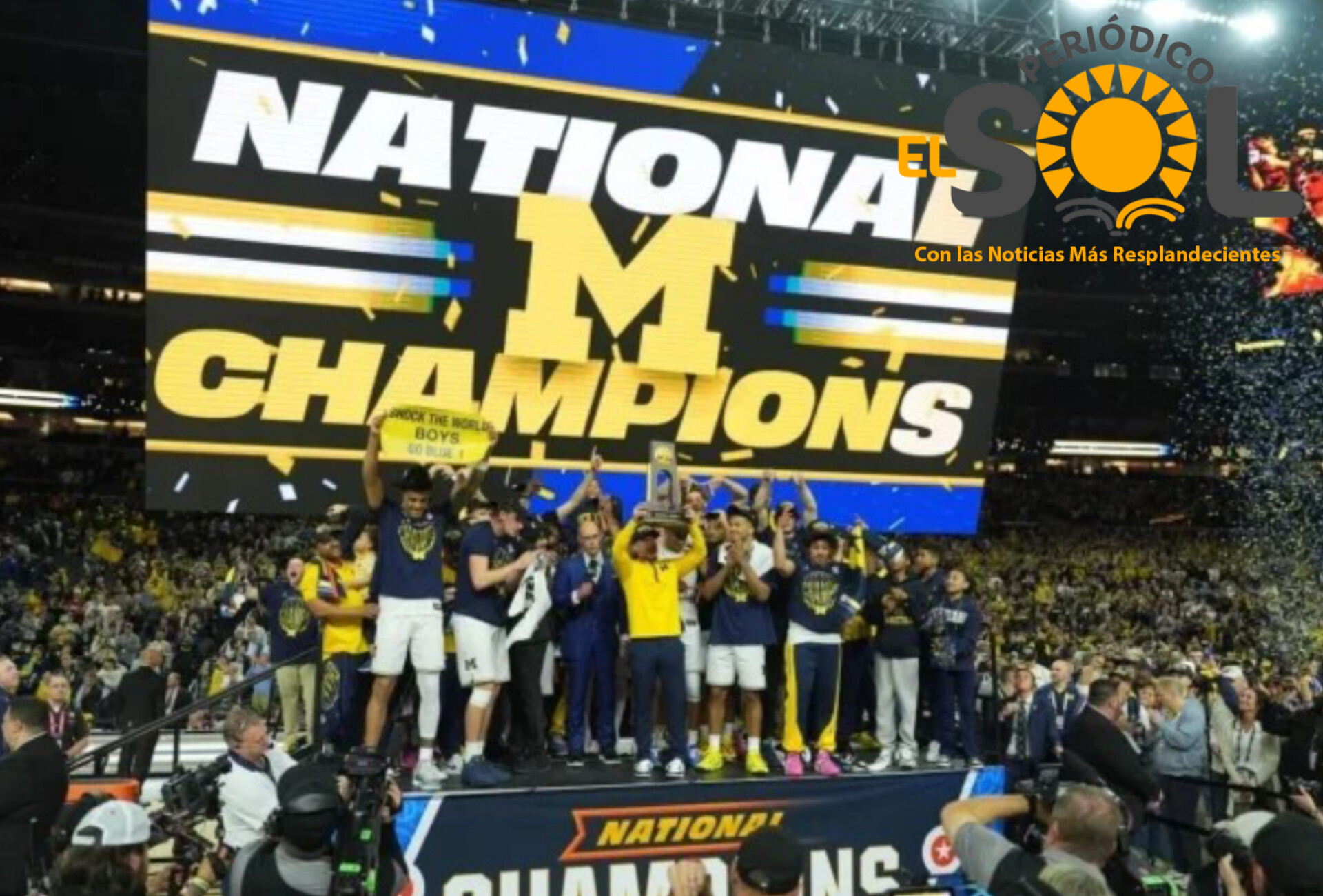 Dominicano Yaxel Lendeborg se corona campeón de la NCAA con Michigan
