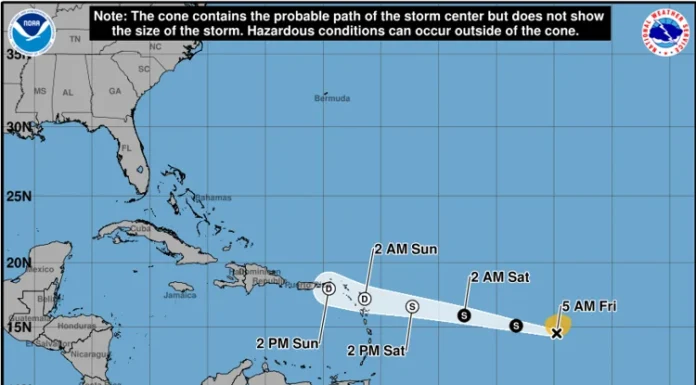 Tormenta tropical Dolly se debilitaría antes del Caribe, pero podría generar lluvias en PR y RD