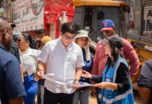 CAASD construye cisterna 50 mil galones de agua y avanza construcción multiuso en sector Las Cañitas