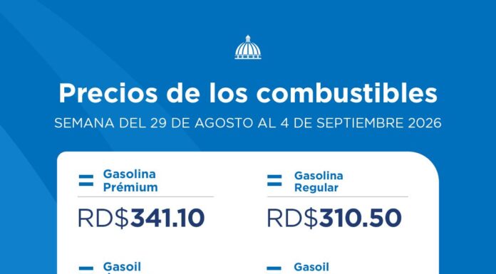 Gobierno congela combustibles