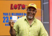 LEIDSA informa que un mecánico es el ganador de 23 millones de pesos con el Loto.