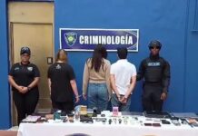 Policía Nacional apresa a dos mujeres y un hombre colombianos vinculados a estructura que cometía robos mediante sustancias sedantes.