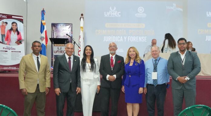UFHEC reúne expertos de nueve países en congreso internacional de criminología, psicología jurídica y ciencias forenses