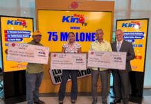 LEIDSA entrega RD$75 millones a tres nuevos ganadores de Súper Kino TV