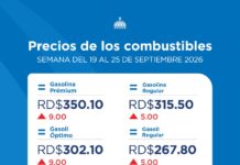 Gobierno reajusta combustibles y subsidia con RD$1,985.7 millones; Conozca lo que aumentan de Precio