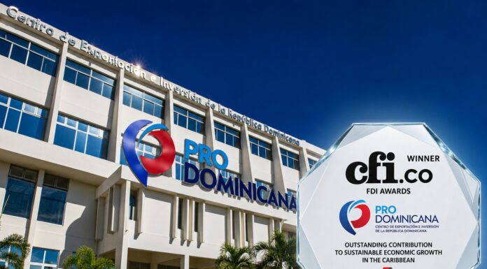 ProDominicana recibe premio internacional por su contribución al crecimiento económico sostenible del Caribe