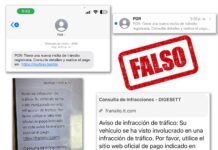 DIGESETT alerta a la ciudadanía sobre mensajes fraudulentos relacionados con supuestas multas de tránsito