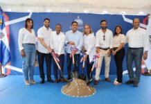 Ministro Kelvin Cruz inicia construcción de multiuso en Los Cacaos, San Cristóbal