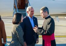 Presidente Abinader llega a Roma para audiencia de Estado con Su Santidad el papa León XIV en la Ciudad del Vaticano y para participar en la asamblea de la FAO