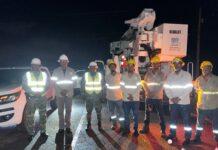 ETED refuerza con brigadas especializadas y drones las labores de localización de avería en línea Navarrete–Imbert II.