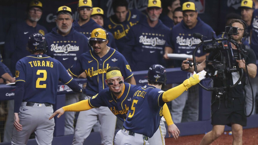 Cerveceros aplasta 10x1 a los Rays y acaricia su primer título de la Serie Mundial